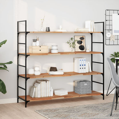 Floating Shelves 2 pcs 160x40x2 cm Oil Finished Solid Wood Acacia