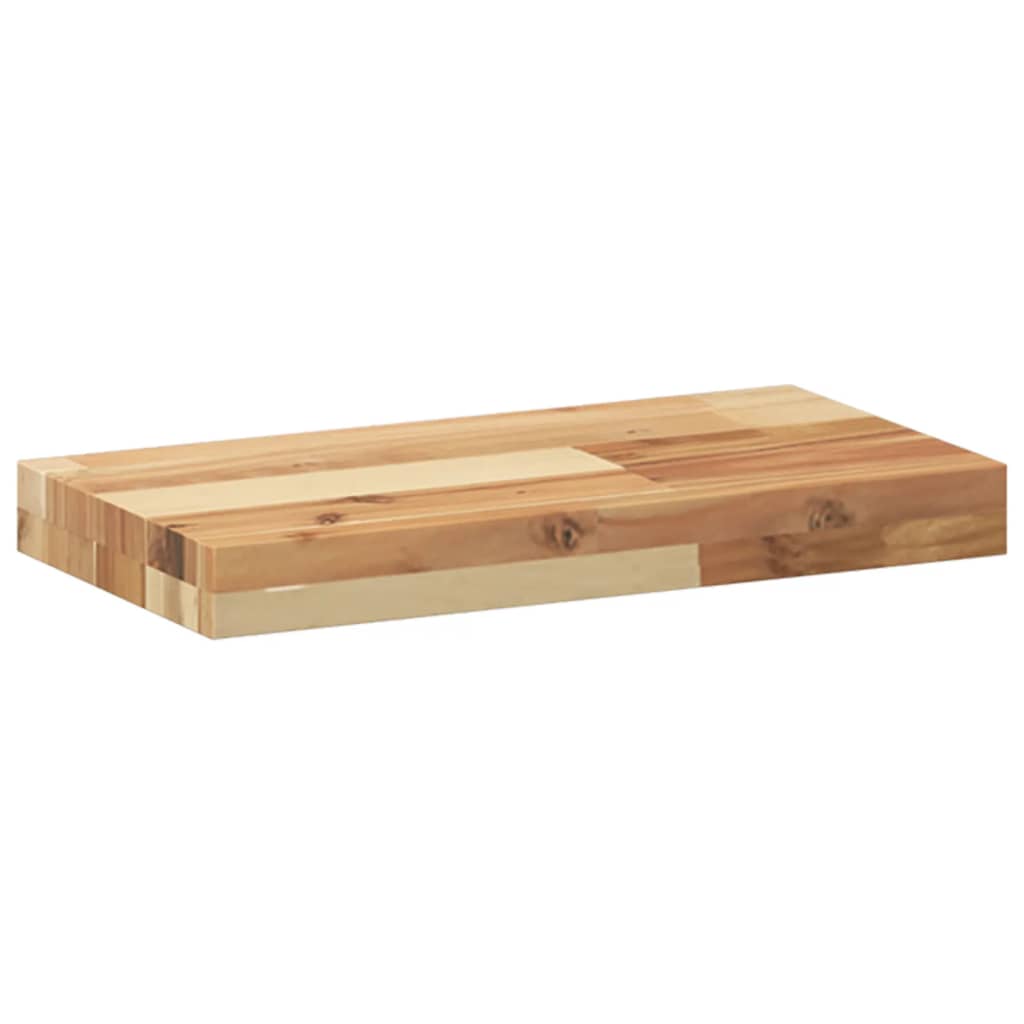 Floating Shelves 4 pcs 60x20x4 cm Oil Finished Solid Wood Acacia