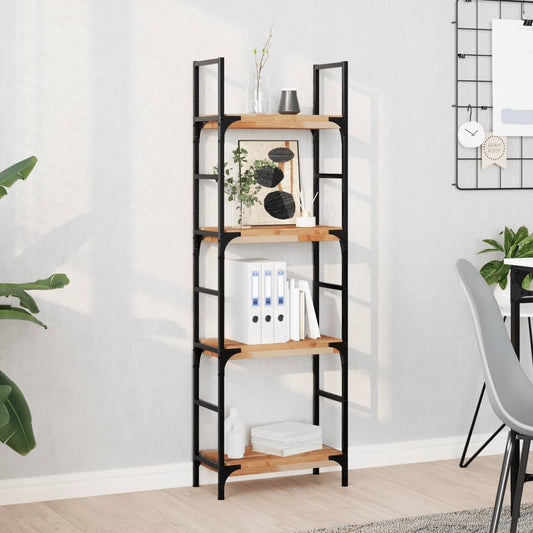 Floating Shelves 4 pcs 60x20x4 cm Oil Finished Solid Wood Acacia