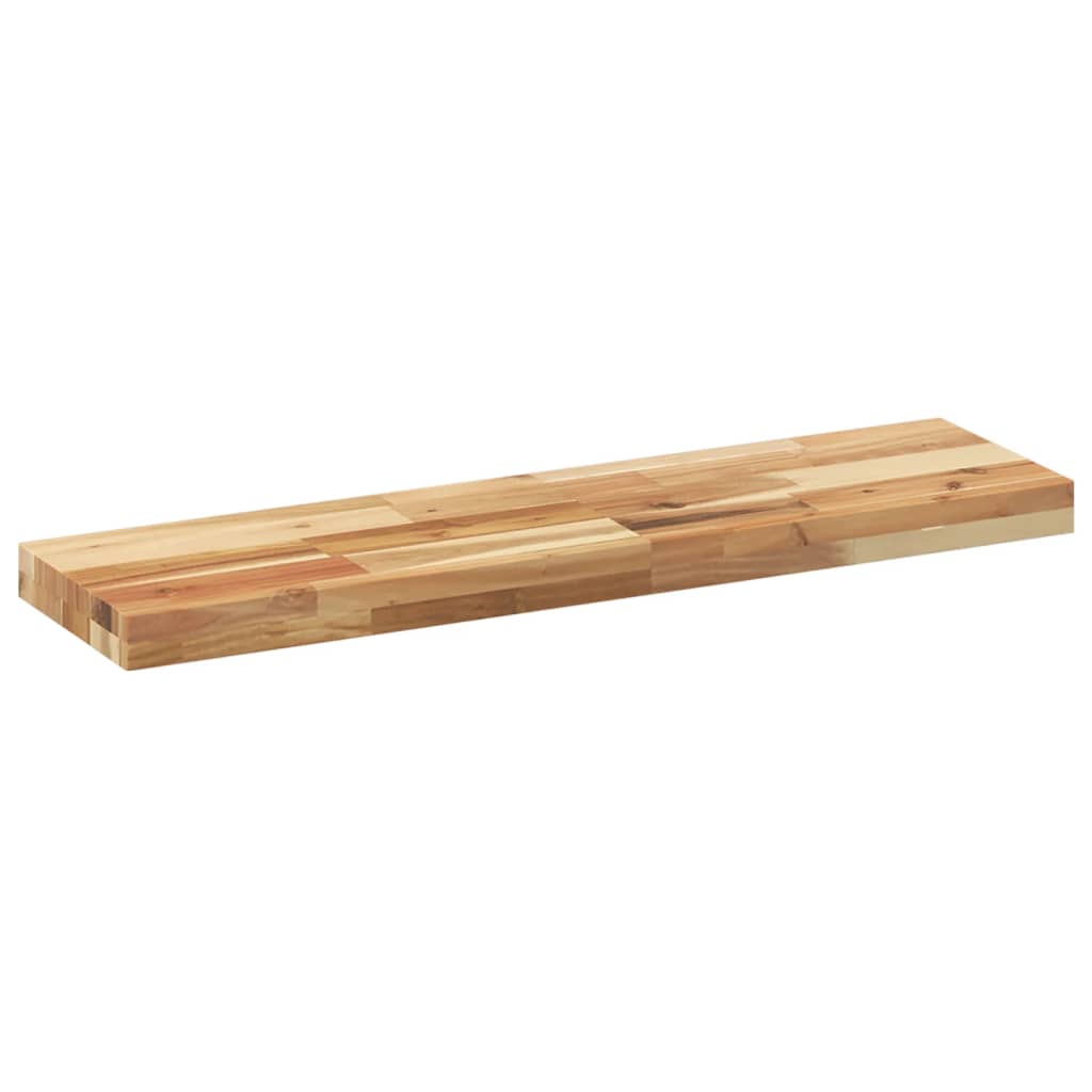 Floating Shelves 2 pcs 80x20x4 cm Oil Finished Solid Wood Acacia