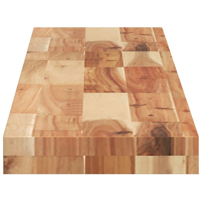Floating Shelves 4 pcs 140x20x4 cm Oil Finished Solid Wood Acacia