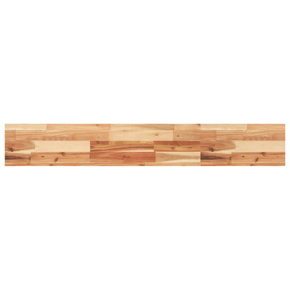 Floating Shelves 4 pcs 140x20x4 cm Oil Finished Solid Wood Acacia