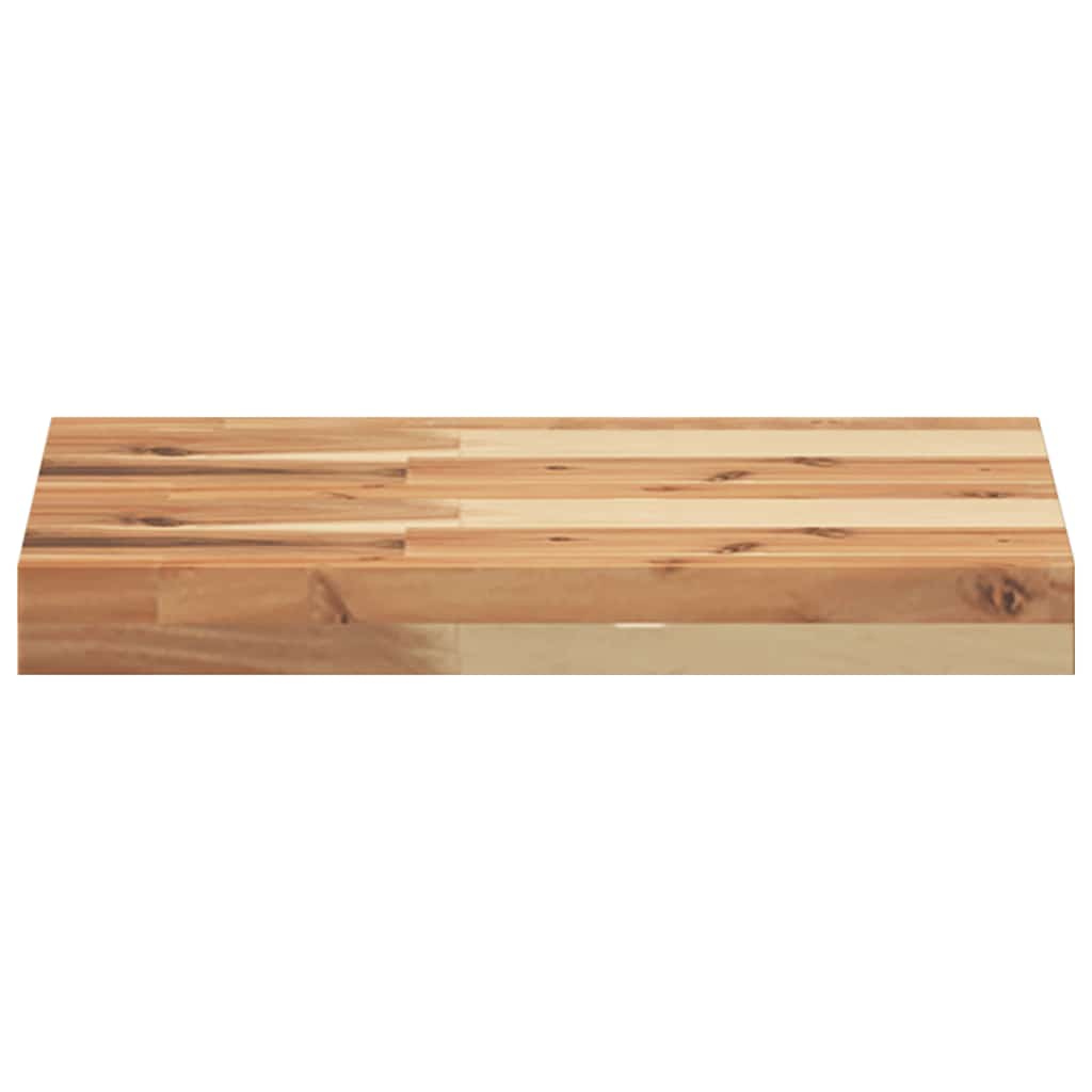 Floating Shelf 40x30x4 cm Oil Finished Solid Wood Acacia