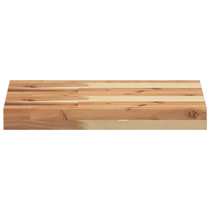 Floating Shelf 40x30x4 cm Oil Finished Solid Wood Acacia