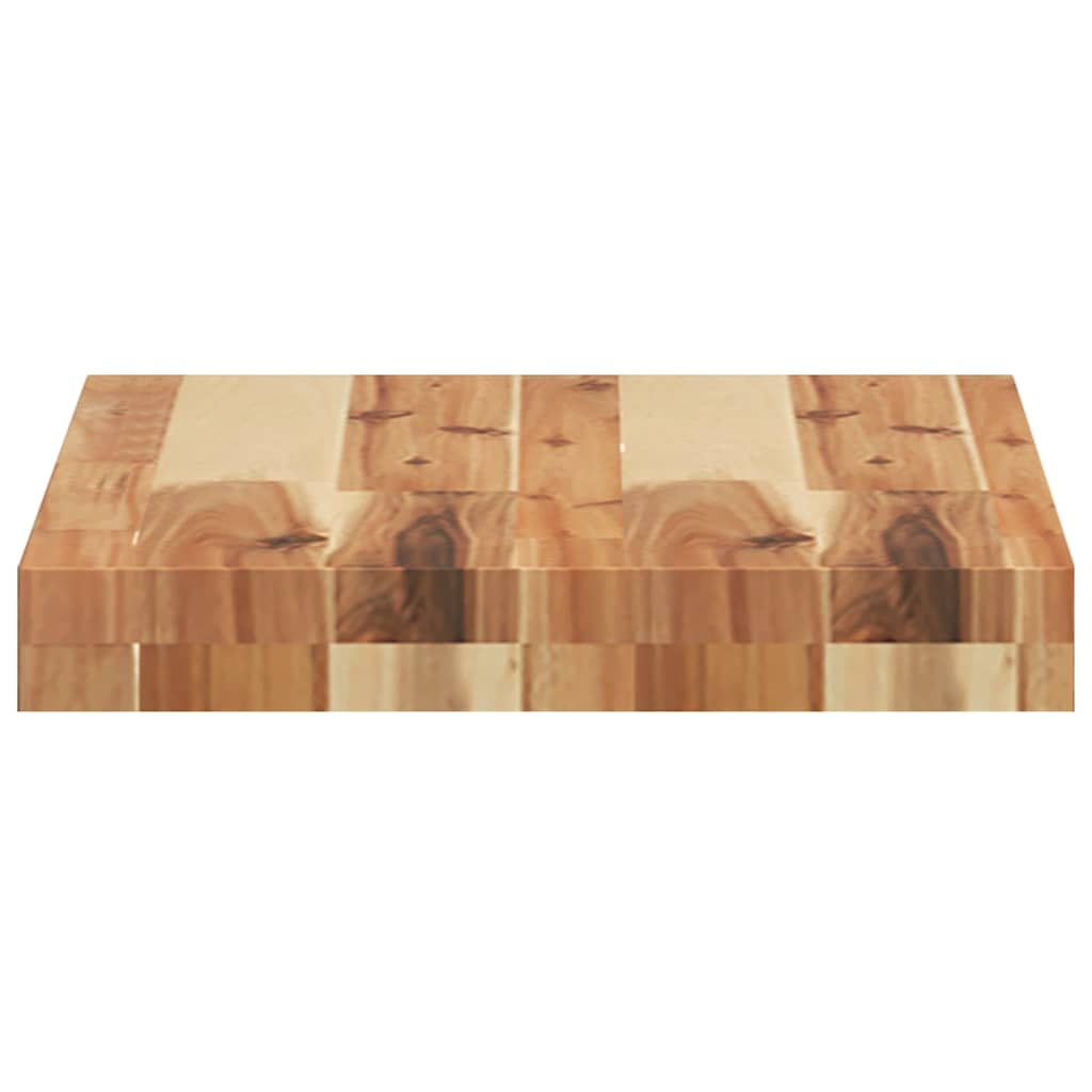 Floating Shelf 40x30x4 cm Oil Finished Solid Wood Acacia