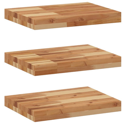Floating Shelves 3 pcs 60x30x4 cm Oil Finished Solid Wood Acacia
