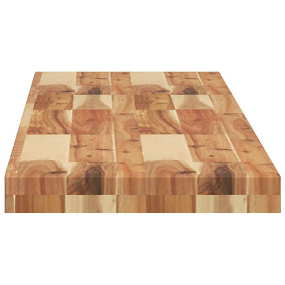 Floating Shelf 160x30x4 cm Oil Finished Solid Wood Acacia