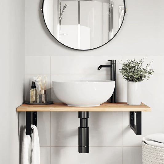 Bathroom Vanity Top Untreated 60x40x2 cm Solid Wood Acacia