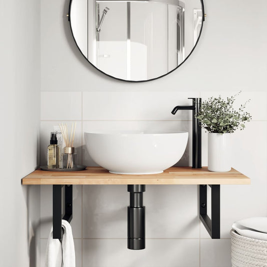 Bathroom Vanity Top Untreated 60x50x2 cm Solid Wood Acacia