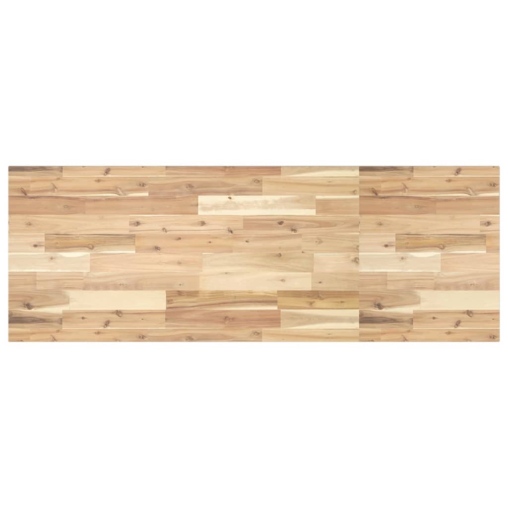 Bathroom Vanity Top Untreated 160x50x2 cm Solid Wood Acacia