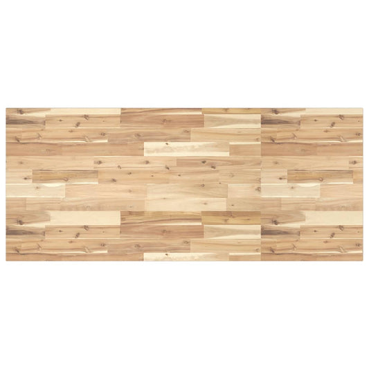 Bathroom Vanity Top Untreated 140x60x2 cm Solid Wood Acacia