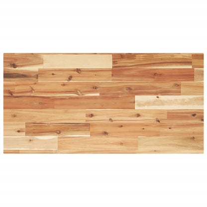 Bathroom Vanity Top Oil Finished 120x40x2 cm Solid Wood Acacia