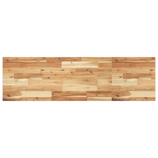 Bathroom Vanity Top Oil Finished 140x40x2 cm Solid Wood Acacia