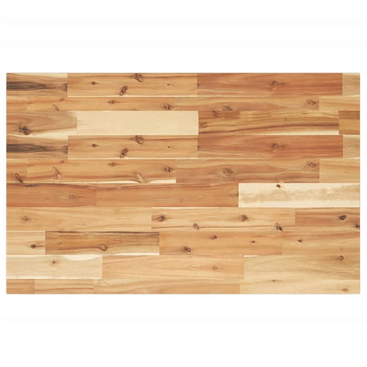 Bathroom Vanity Top Oil Finished 60x50x2 cm Solid Wood Acacia