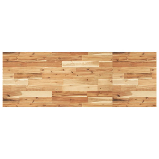Bathroom Vanity Top Oil Finished 120x50x2 cm Solid Wood Acacia