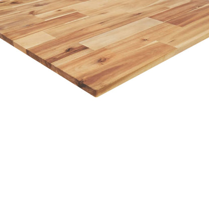 Bathroom Vanity Top Oil Finished 120x50x2 cm Solid Wood Acacia