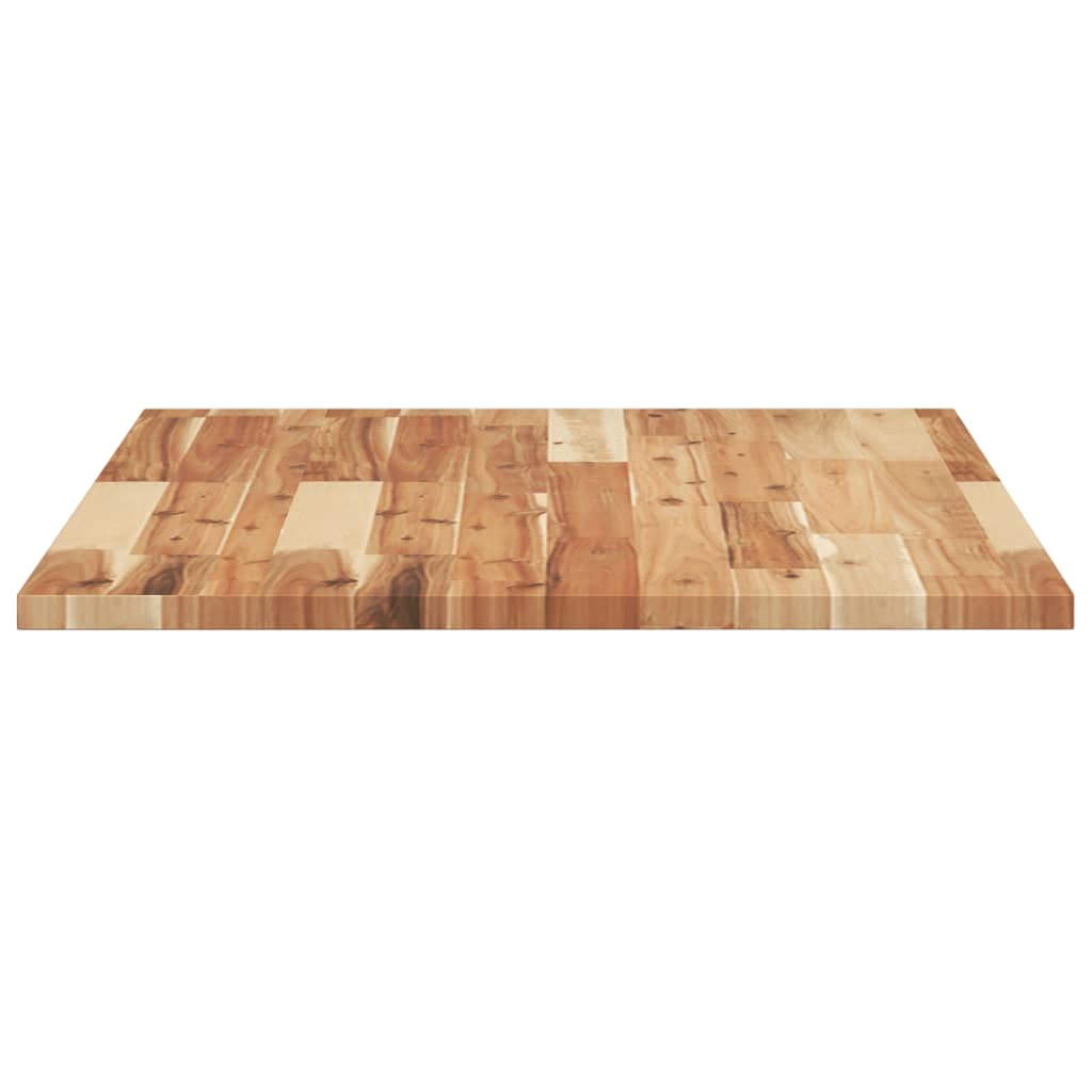 Bathroom Vanity Top Oil Finished 80x60x2 cm Solid Wood Acacia
