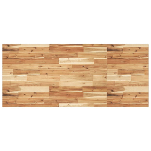 Bathroom Vanity Top Oil Finished 140x60x2 cm Solid Wood Acacia