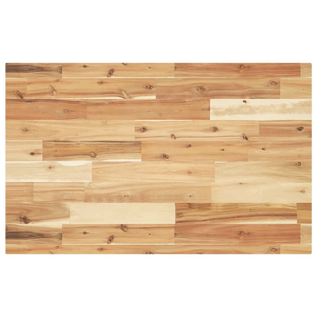 Bathroom Vanity Top Oil Finished 140x50x4 cm Solid Wood Acacia