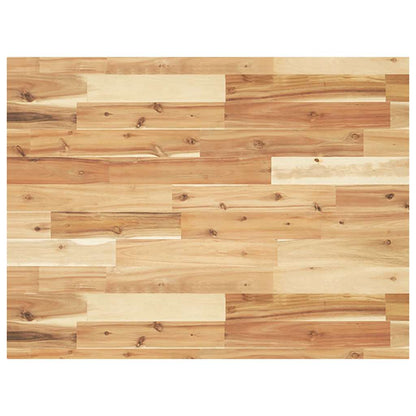 Bathroom Vanity Top Oil Finished 80x60x4 cm Solid Wood Acacia