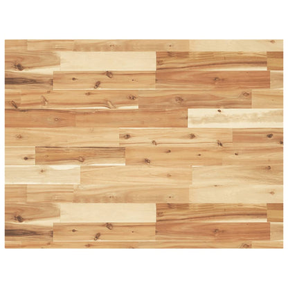 Bathroom Vanity Top Oil Finished 100x60x4 cm Solid Wood Acacia