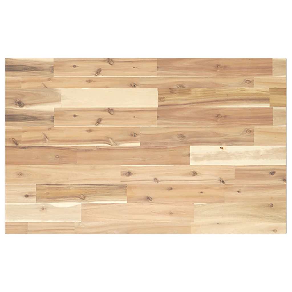 Desk Top Untreated 80x50x2 cm Solid Wood Acacia