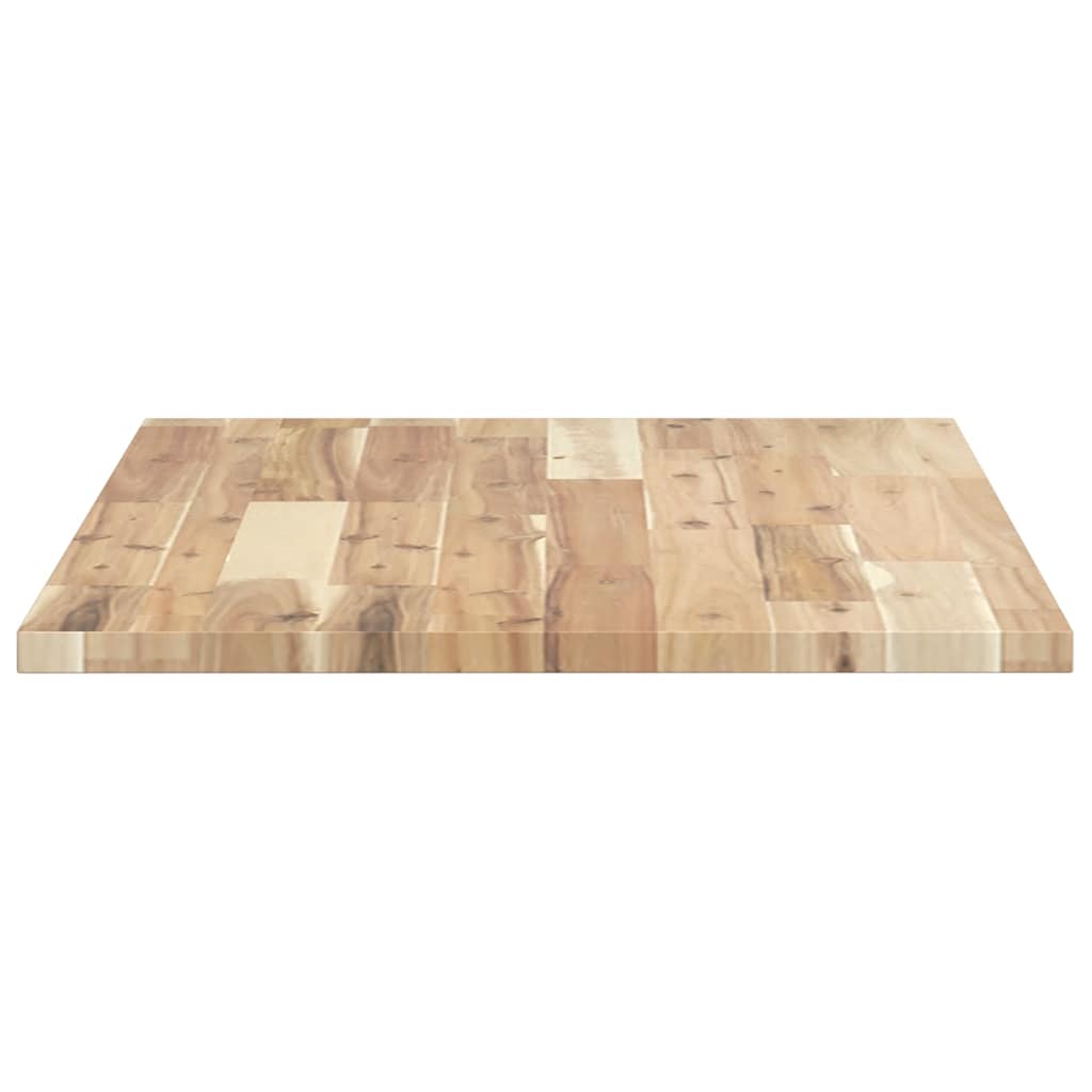 Desk Top Untreated 80x50x2 cm Solid Wood Acacia