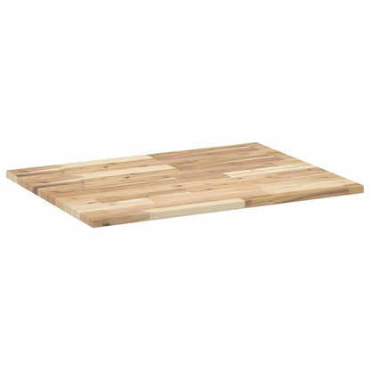 Desk Top Untreated 100x60x2 cm Solid Wood Acacia