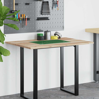 Desk Top Untreated 100x80x2 cm Solid Wood Acacia
