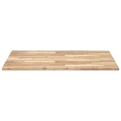 Desk Top Untreated 100x80x2 cm Solid Wood Acacia