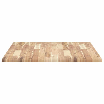 Desk Top Untreated 100x80x2 cm Solid Wood Acacia