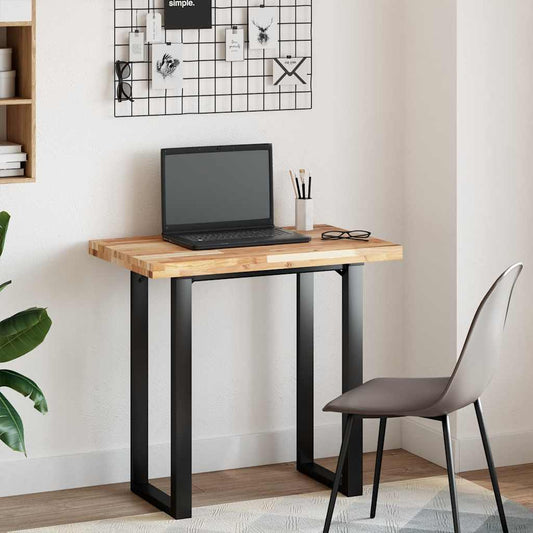Desk Top Untreated 80x50x4 cm Solid Wood Acacia