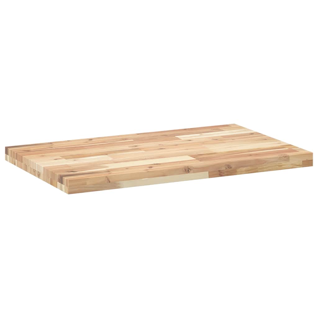 Desk Top Untreated 80x50x4 cm Solid Wood Acacia