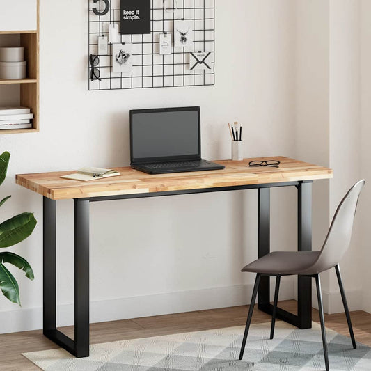 Desk Top Untreated 160x50x4 cm Solid Wood Acacia