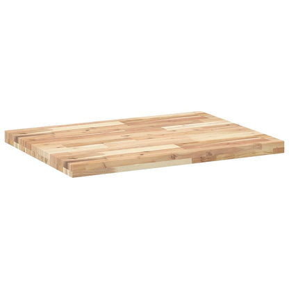 Desk Top Untreated 80x60x4 cm Solid Wood Acacia