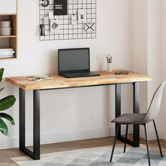 Desk Top Untreated 140x60x4 cm Solid Wood Acacia