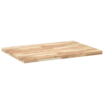 Desk Top Untreated 100x70x4 cm Solid Wood Acacia