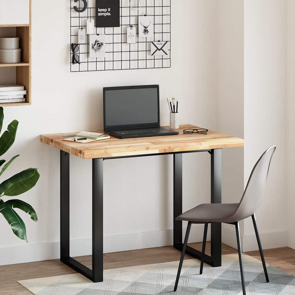 Desk Top Untreated 120x70x4 cm Solid Wood Acacia