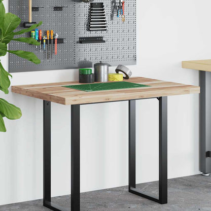 Desk Top Untreated 100x80x4 cm Solid Wood Acacia