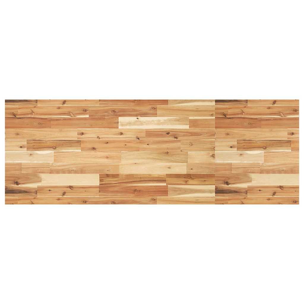 Desk Top Oil Finished 120x50x2 cm Solid Wood Acacia