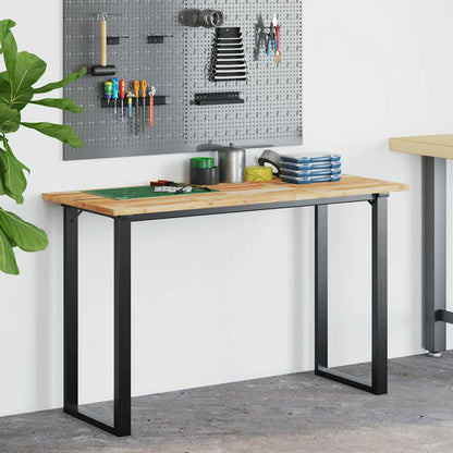 Desk Top Oil Finished 120x50x2 cm Solid Wood Acacia