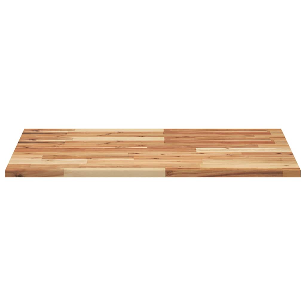 Desk Top Oil Finished 80x60x2 cm Solid Wood Acacia