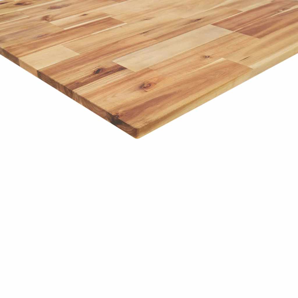 Desk Top Oil Finished 80x60x2 cm Solid Wood Acacia