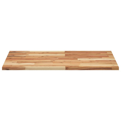 Desk Top Oil Finished 100x60x2 cm Solid Wood Acacia