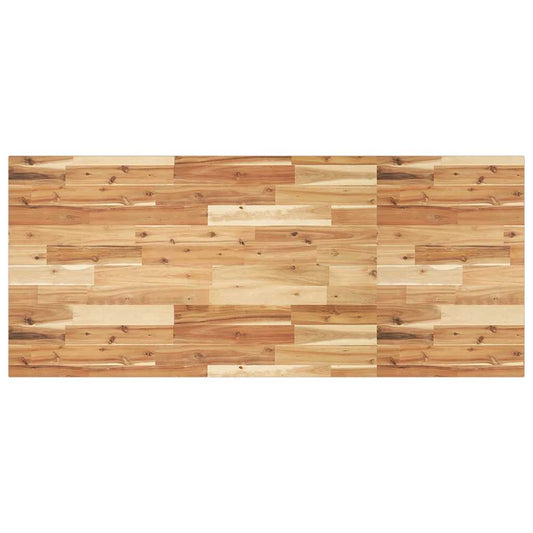 Desk Top Oil Finished 140x60x2 cm Solid Wood Acacia