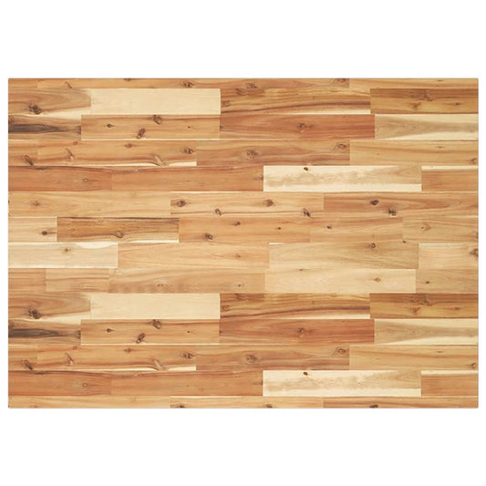 Desk Top Oil Finished 100x70x2 cm Solid Wood Acacia