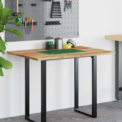 Desk Top Oil Finished 120x70x2 cm Solid Wood Acacia