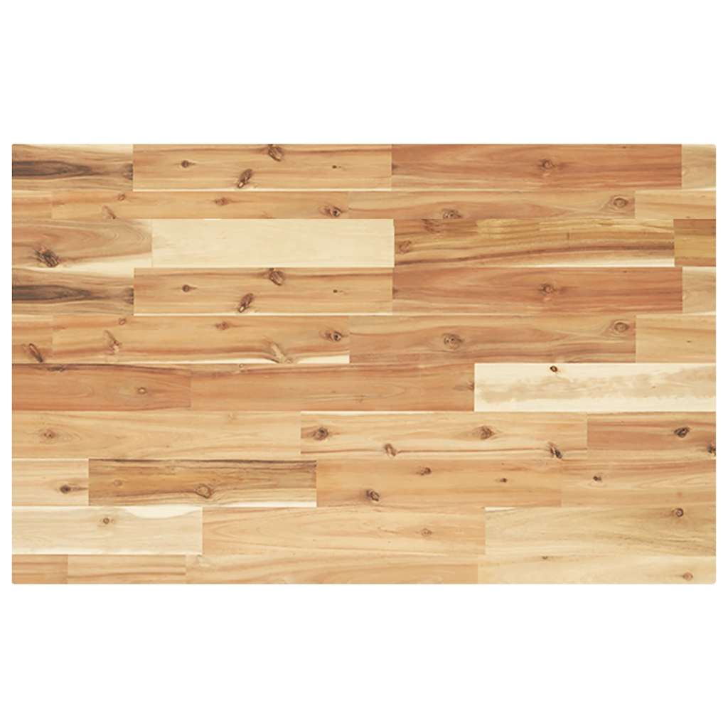 Desk Top Oil Finished 80x50x4 cm Solid Wood Acacia
