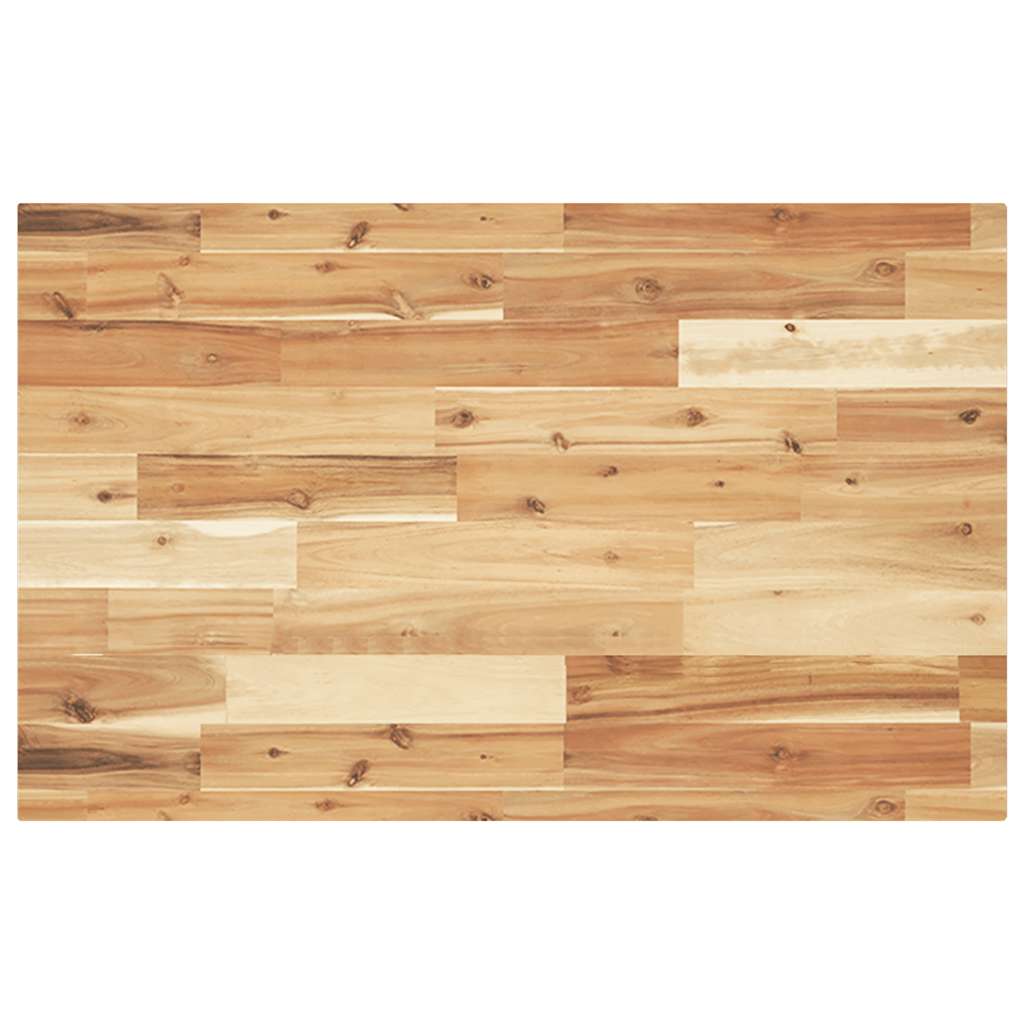 Desk Top Oil Finished 140x50x4 cm Solid Wood Acacia