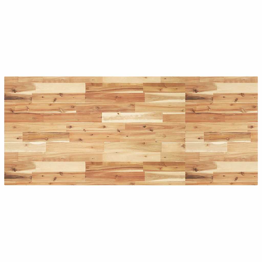 Desk Top Oil Finished 120x60x4 cm Solid Wood Acacia